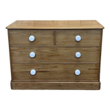 English chest of drawers of the nineteenth century in pitch pin