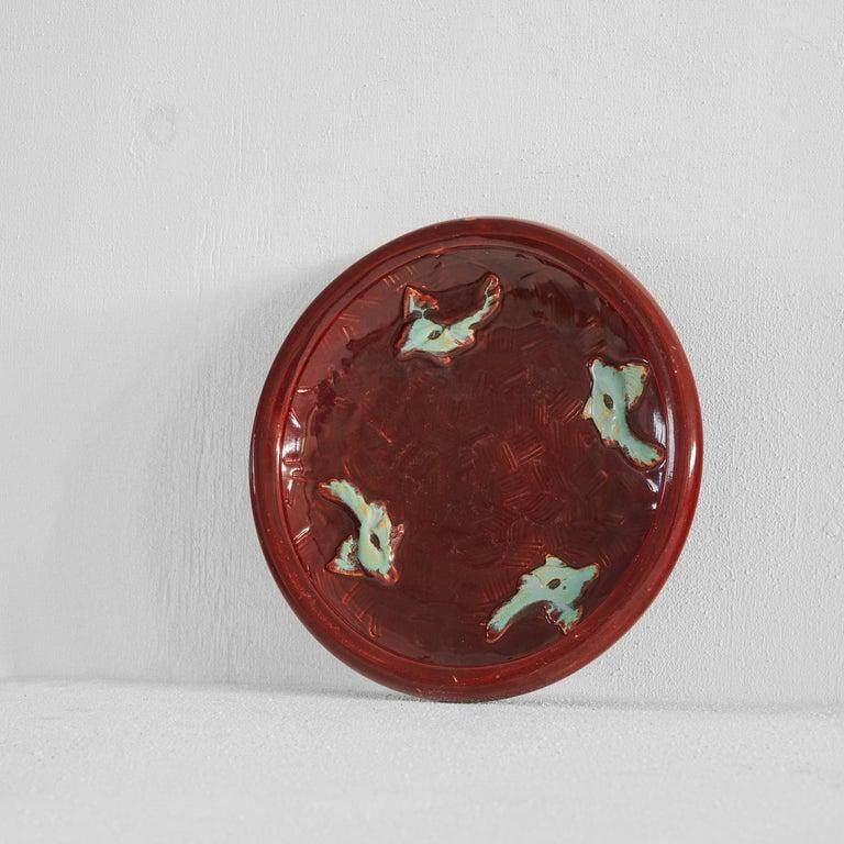 Jules Guérin Pottery Cup 'Sang de Boeuf' 1960s
