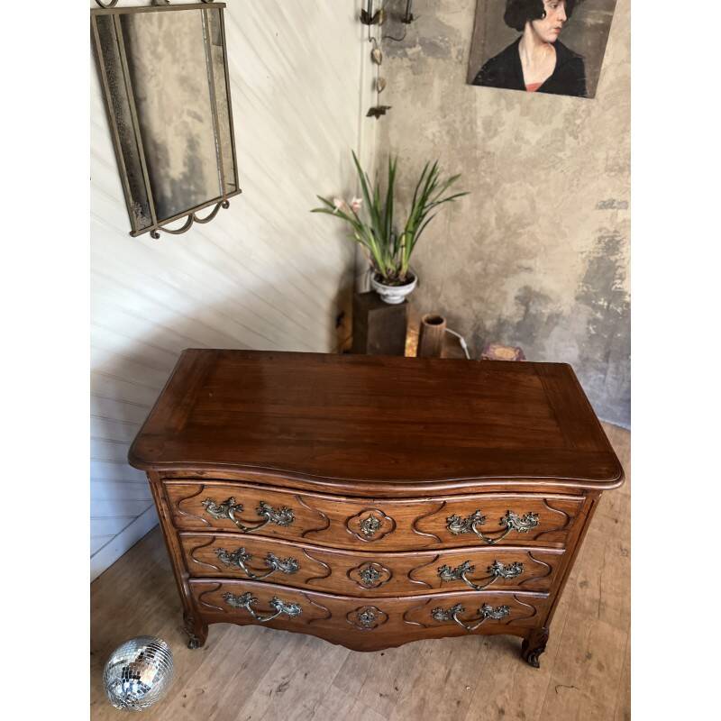 Curved commode in Louis XV style