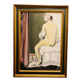 Painting reproduction of the bather by Jean Auguste Dominique Ingres