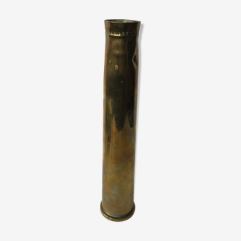 Brass shell-shaped vase