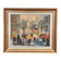 Original Swedish Oil on Canvas – “Market Scene” by Arne Wallsten – Signed