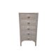 Commode ancienne française blanche/grise, début des années 1900