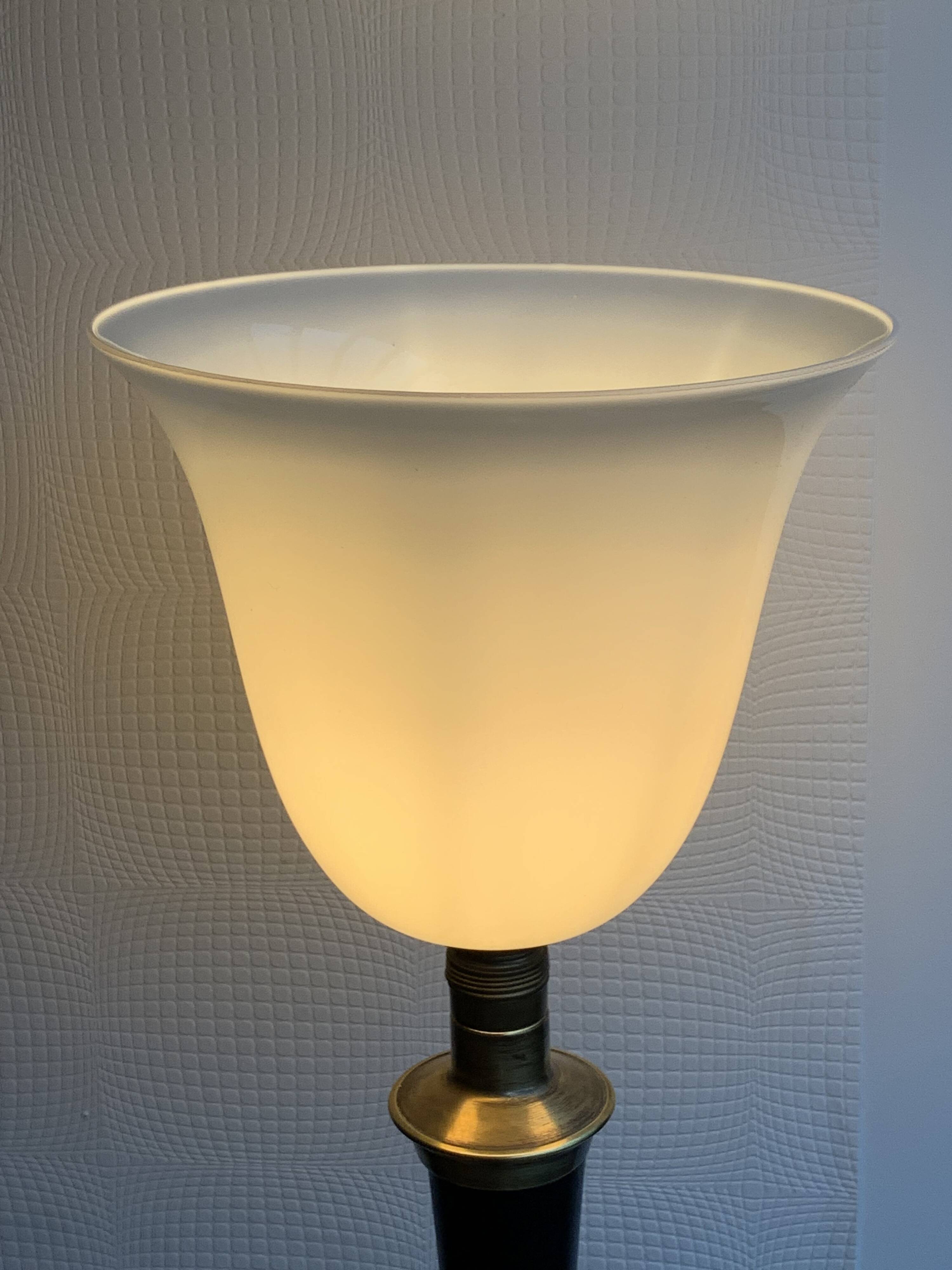Large Mazda art deco table lamp
