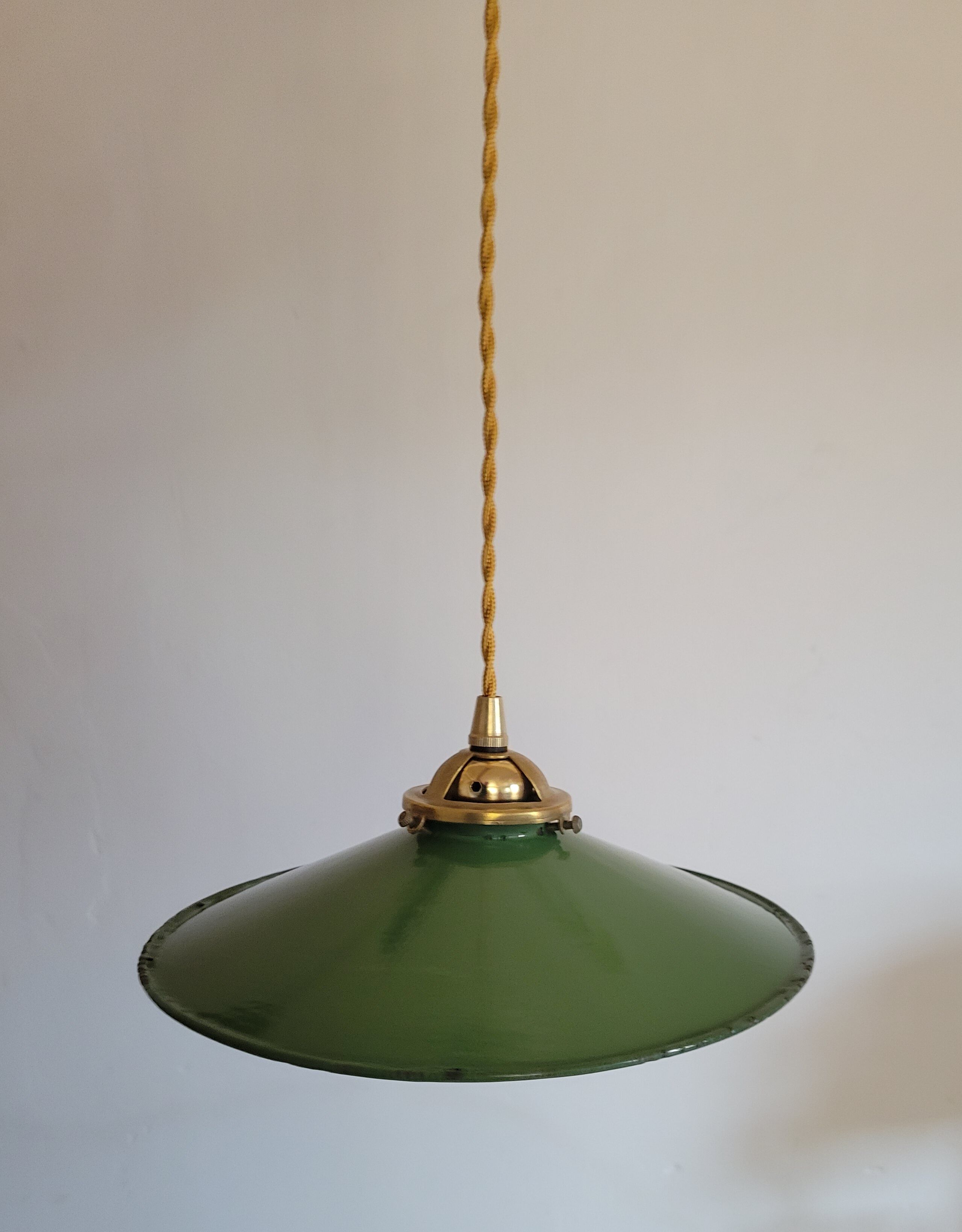 Green enamelled suspension