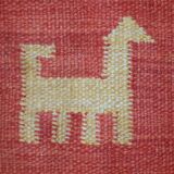 Kilim vintage fait main Gabbeh persan 171cm x 229cm (1960s)