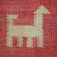 Kilim vintage fait main Gabbeh persan 171cm x 229cm (1960s)