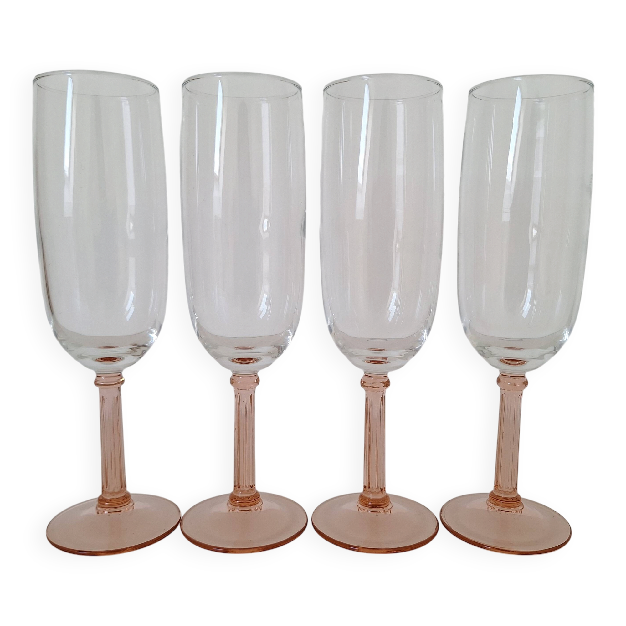 Flûte à champagne rose vintage Luminarc