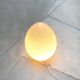 Vintage Murano glass egg floor lamp whirlpool by Vetri Murano