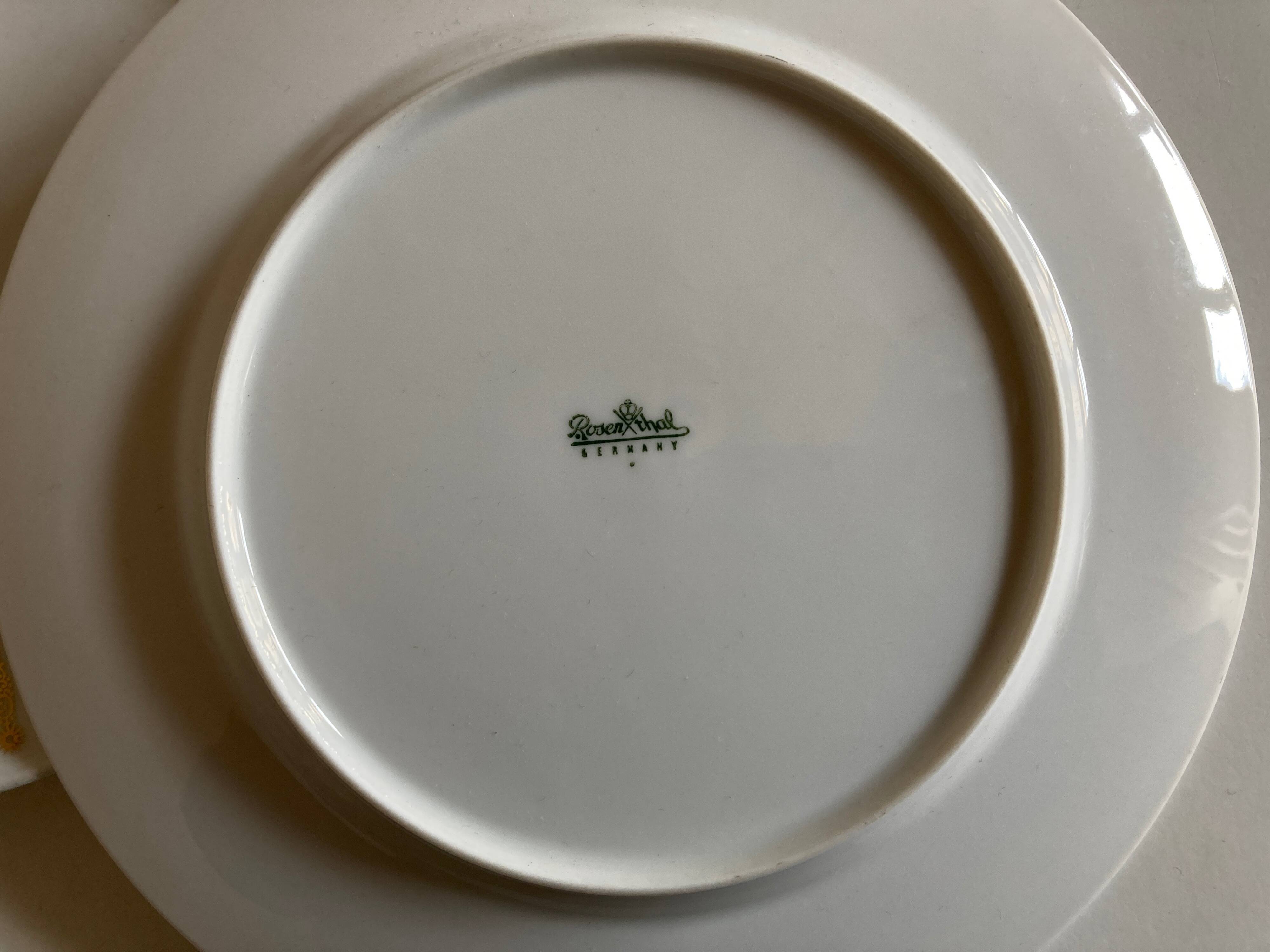 Set of 4 Bjorn Wiinblad Rosenthal plates 1960 Scandinavian