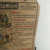 Educational panel "Alcohol is the enemy" 1910