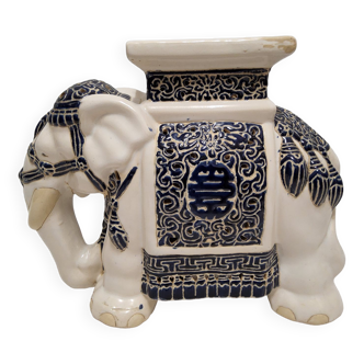 Ceramic elephant plant holder