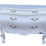 Vend commode bordelaise et 2 chevets en noyer massif 4 tiroirs de style louis XV