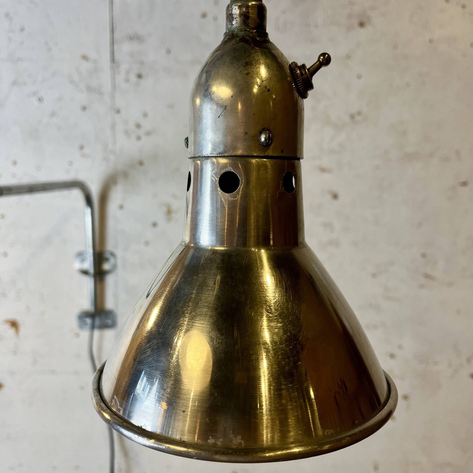SEPA industrial wall light – France, 1930s–1940s