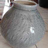 Vase in green glazed canded cand, in perfect condition