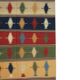 Vintage Qashqai Kilim Runner Rug 293 x 211 cm