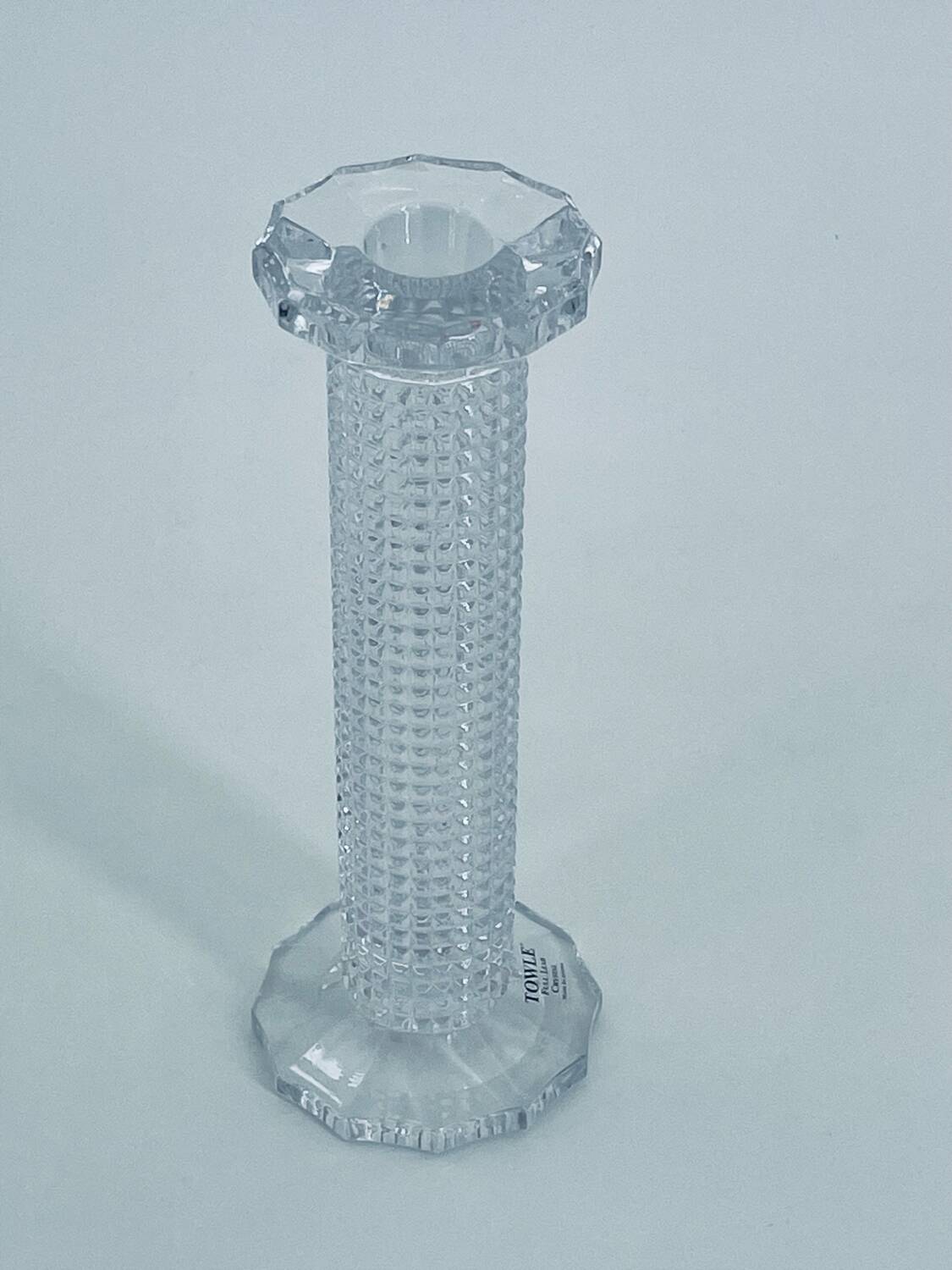 Crystal candle holder