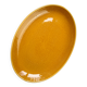 Plat ovale vintage en faïence ocre Français années 70