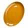 Plat ovale vintage en faïence ocre Français années 70