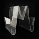 Vintage magazine rack, transparent plexiglass magazine rack