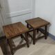 vintage wooden stools