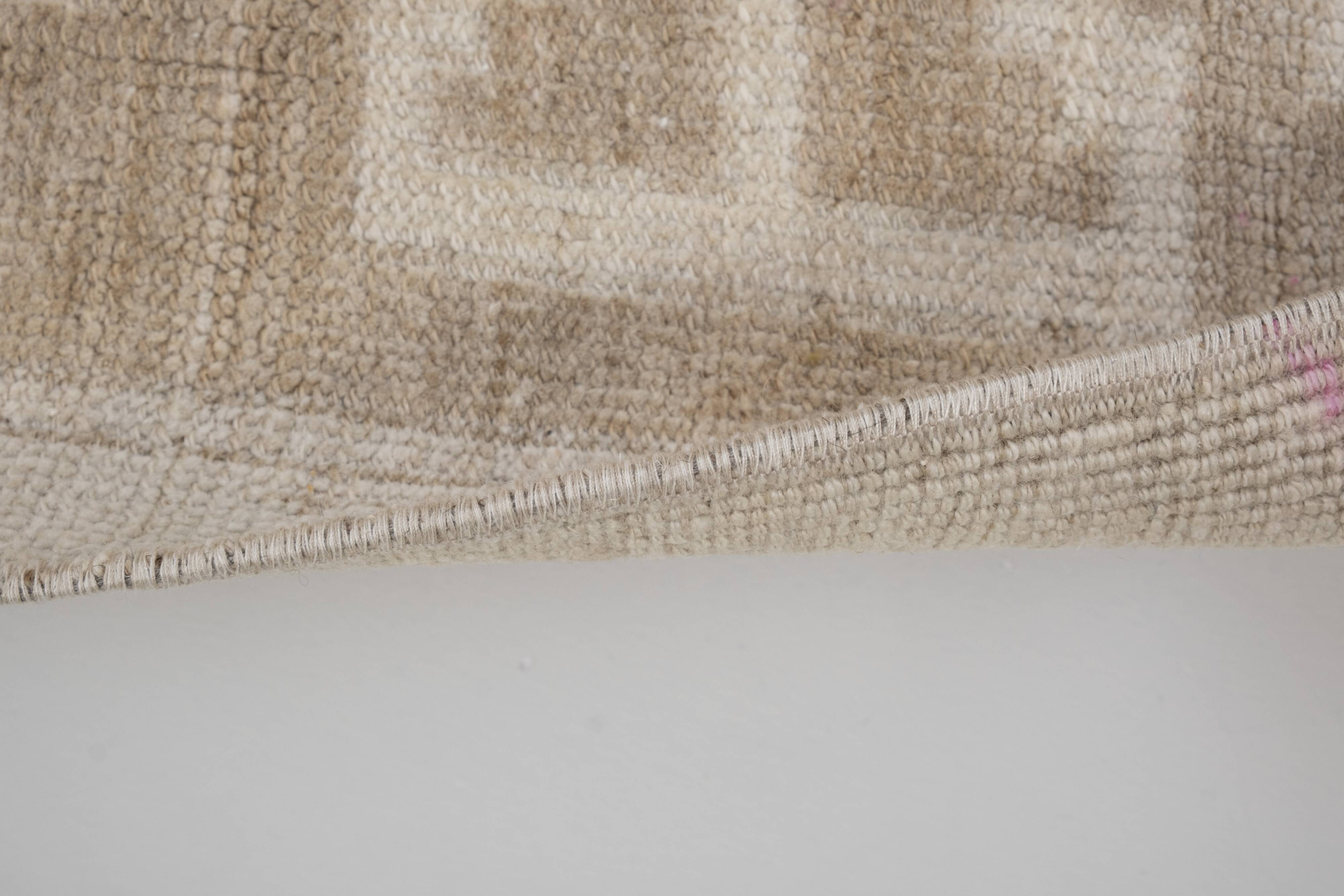 Soft Color Turkish Antique Small Handmade Traditional Door Mat Small Rug