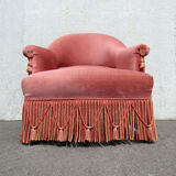 Vintage pink toad chair
