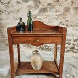 Antique Oak Washbasin Console – 1900-1920