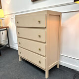 Vintage beige chest of drawers