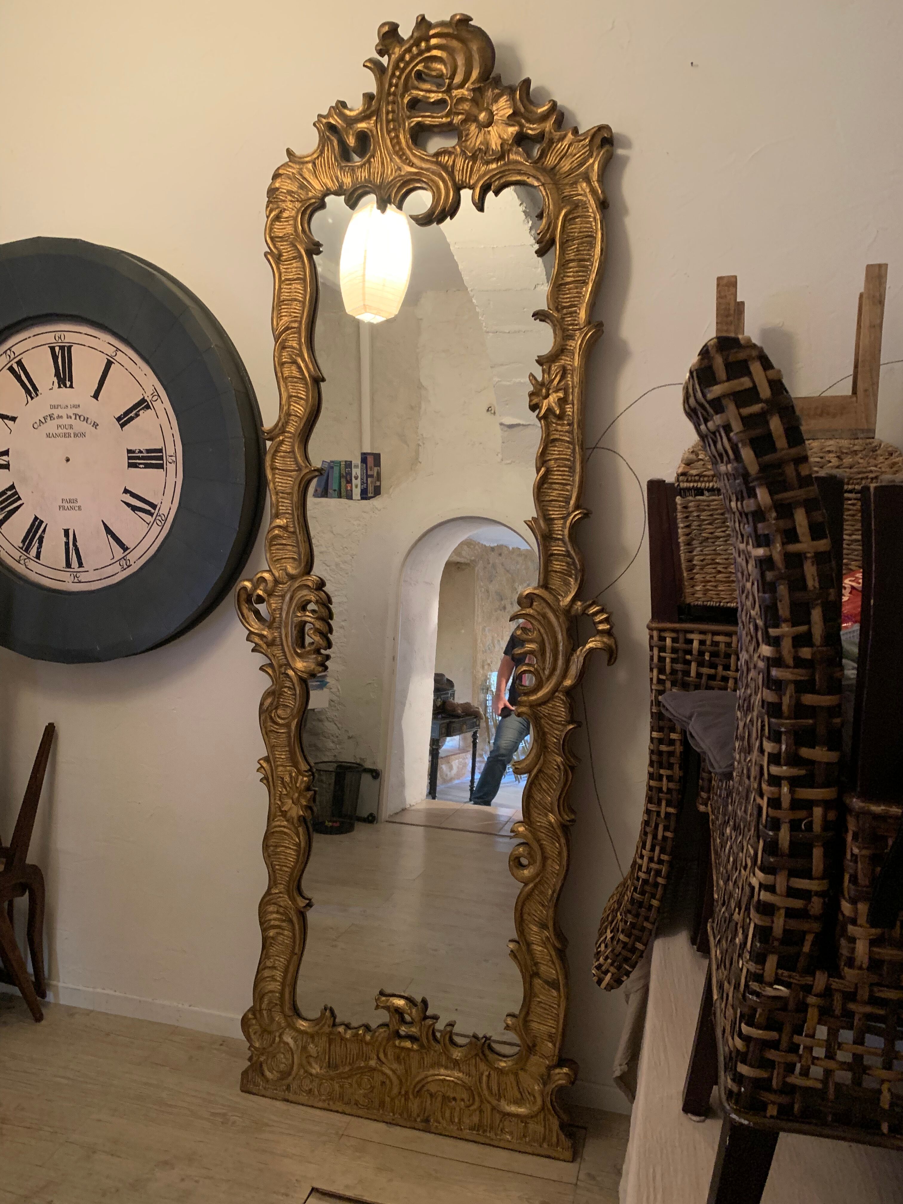 Louis XV style mirror