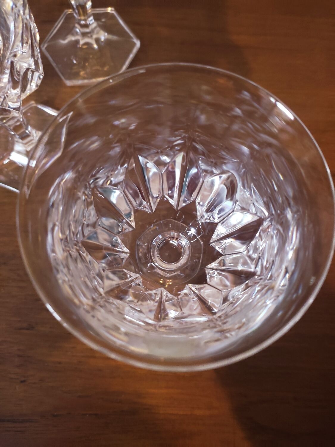 6 water glasses model Chaumont by crystal of Arques