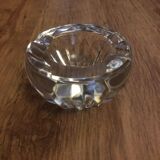Baccarat Crystal Ashtray, Mortar and Pestle design, Stamped, France