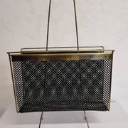 Porte-revues vintage doré années 60