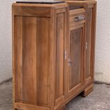 Parisian art deco buffet walnut brut massive 1920