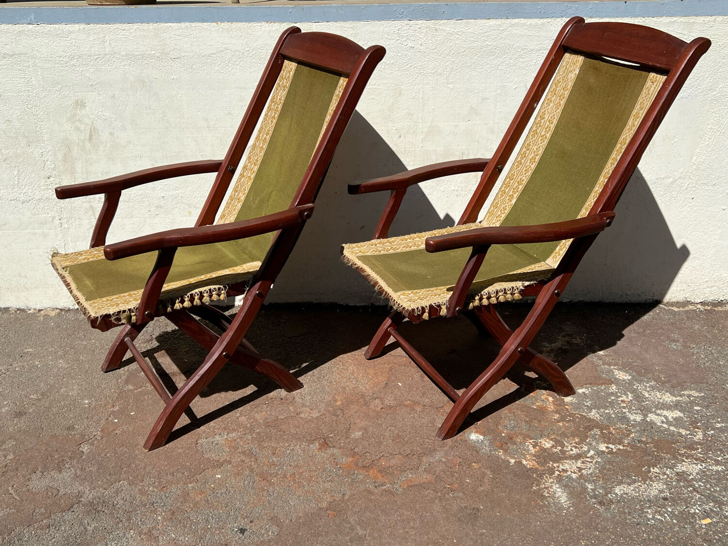 Pair of armchairs