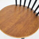 Vintage spindle back chair with round seating