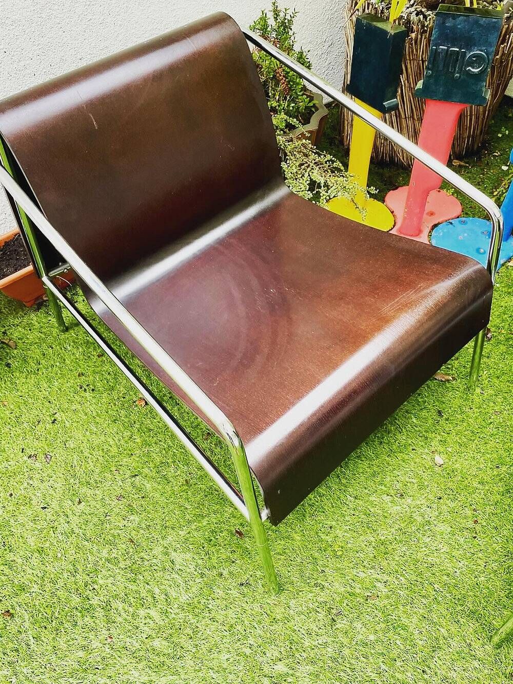 Stackable Milan Paris armchair by Artelano, designed by Lissoni & Partners.