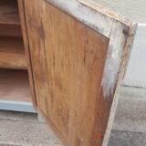 Parisian buffet wood and pastel