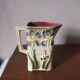 Art Nouveau pitcher in slip