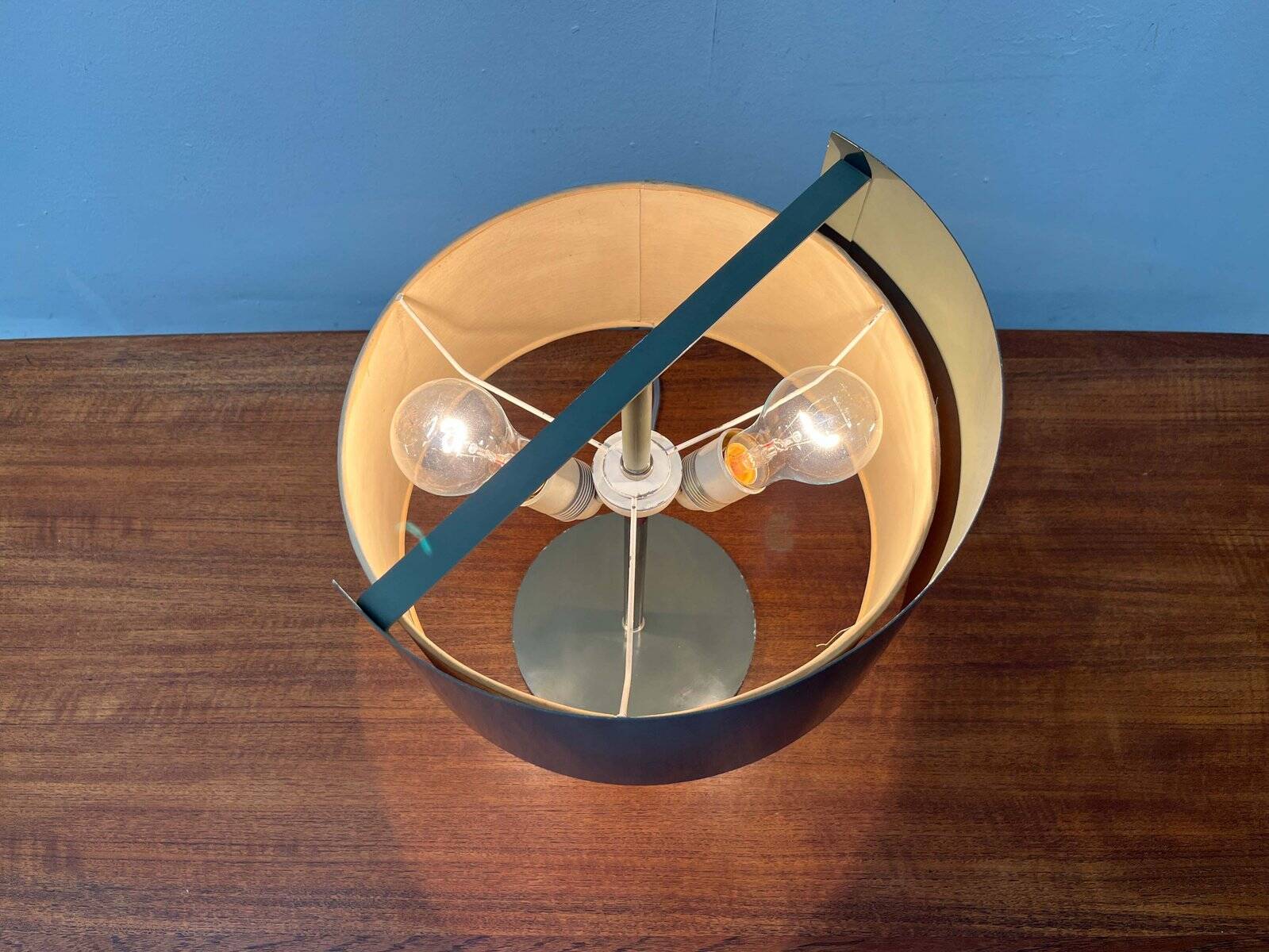 Mid-century modern minimalist swivel table lamp, 1960s