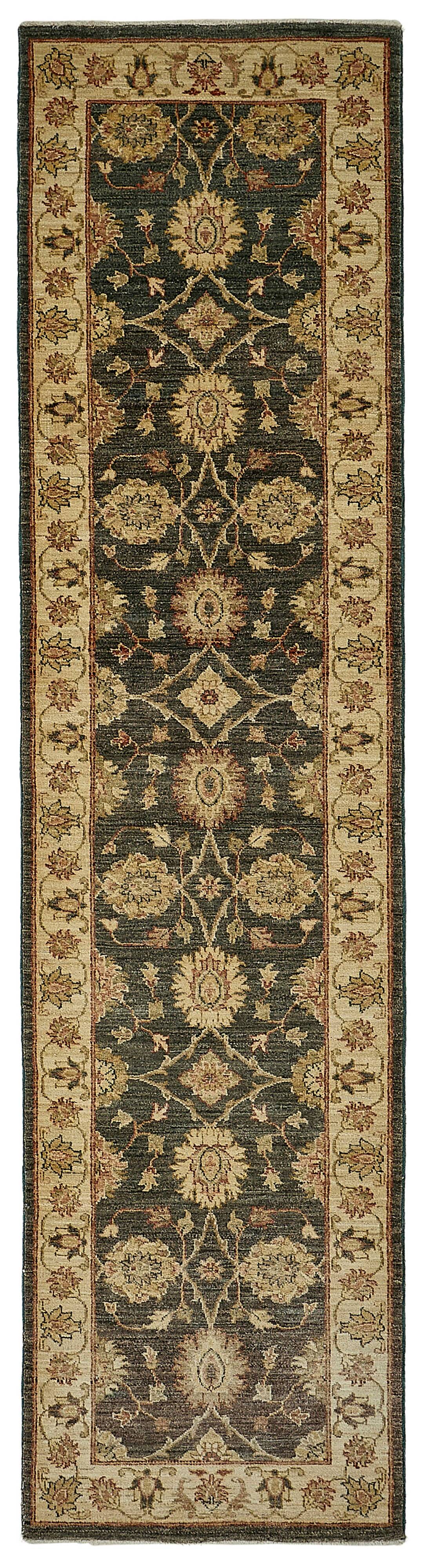 Turkish Handknotted Wool Oushak Rug 78 cm x 311 cm