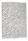 7x10 Off White & Brown Super Soft Moroccan Kilim Rug, 203x300Cm