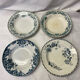 Ensemble de 4 assiettes creuses anciennes