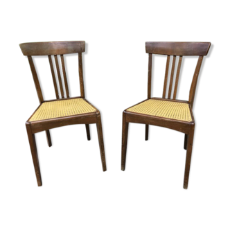 Lot de 2 chaises luceta fabriquées par les usines stella