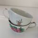 4 tasses scandinaves peintes main Arnold Wiig - Ostfriesland années 50-60