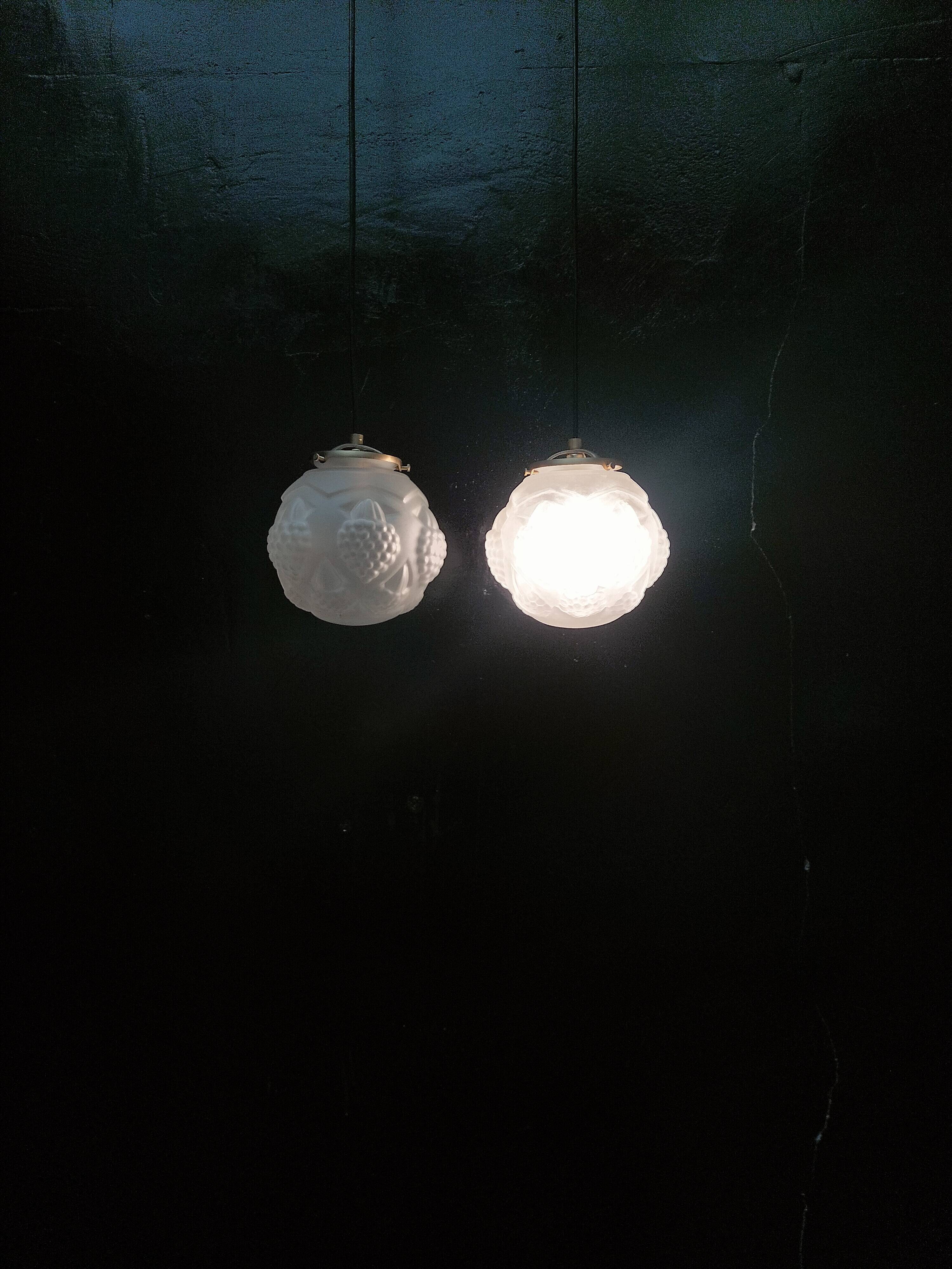 Glass ball pendants