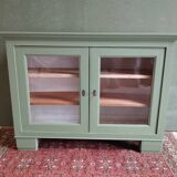 Large old glazed buffet