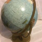 World map in relief