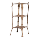 Decorative Metal Side Table, Italy, 1960s
