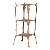 Decorative Metal Side Table, Italy, 1960s